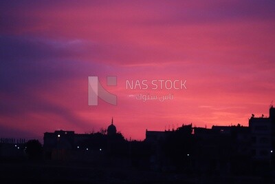View of the sky and buildings