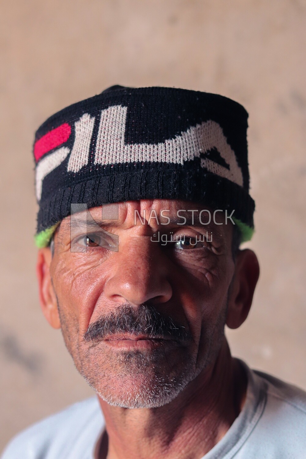 Close up of a man looking at the camera