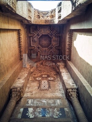 The ceiling of al-Rifai mosque, tourism in Egypt