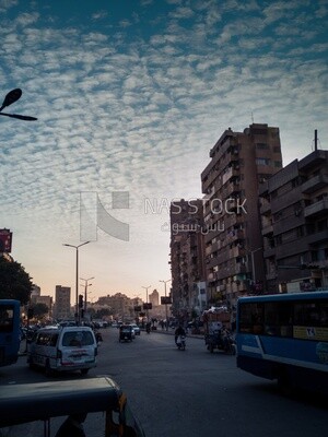 View of an old Cairo, Egypt, landmarks