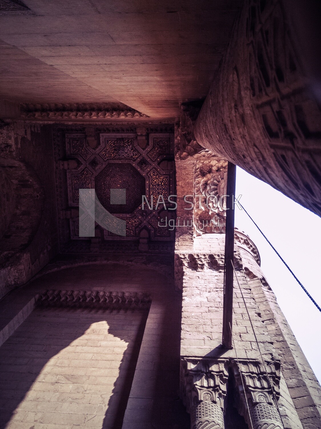 The ceiling of al-Rifai mosque, tourism in Egypt