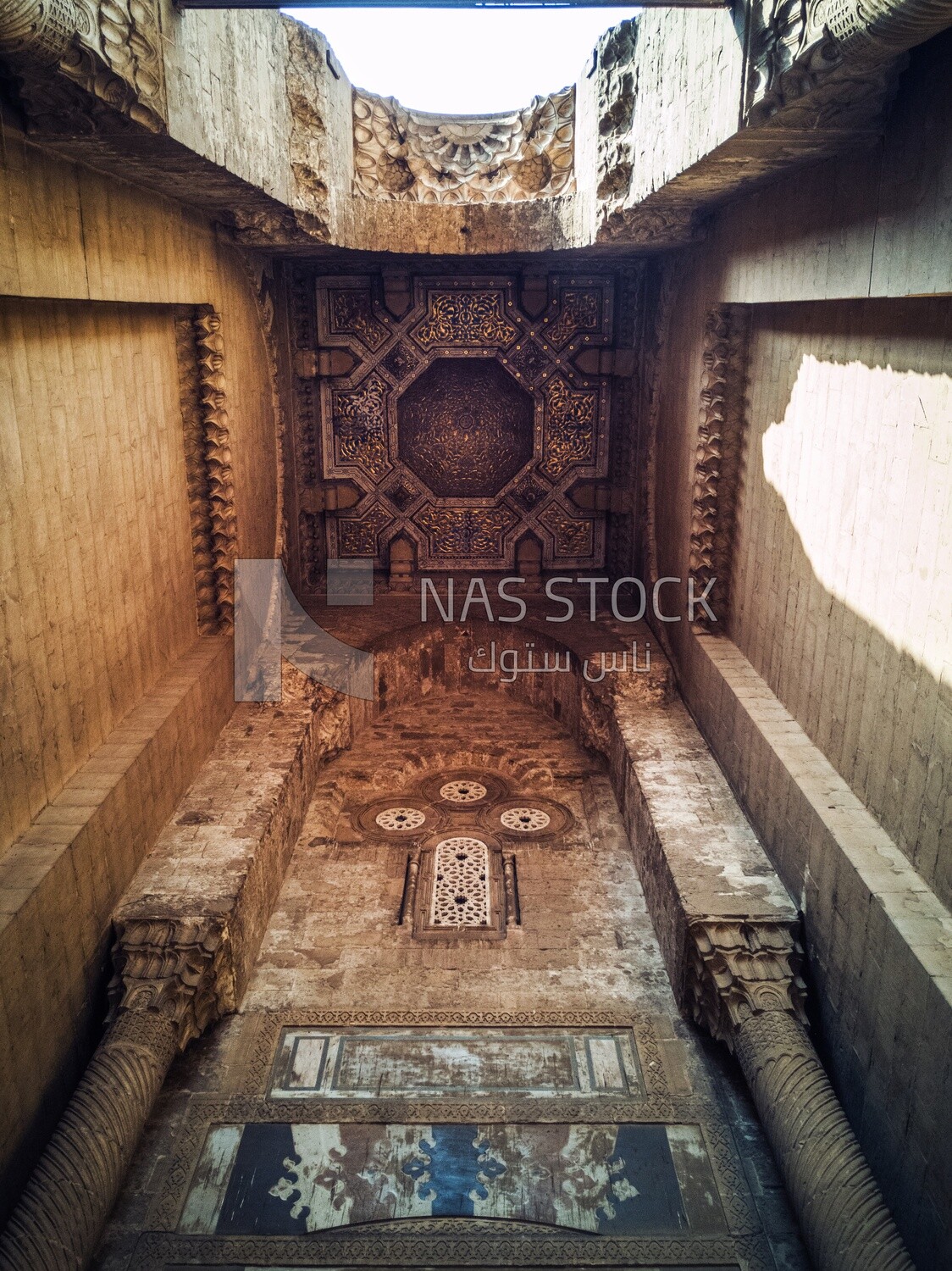 The ceiling of al-Rifai mosque, tourism in Egypt