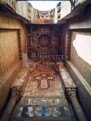 The ceiling of al-Rifai mosque, tourism in Egypt