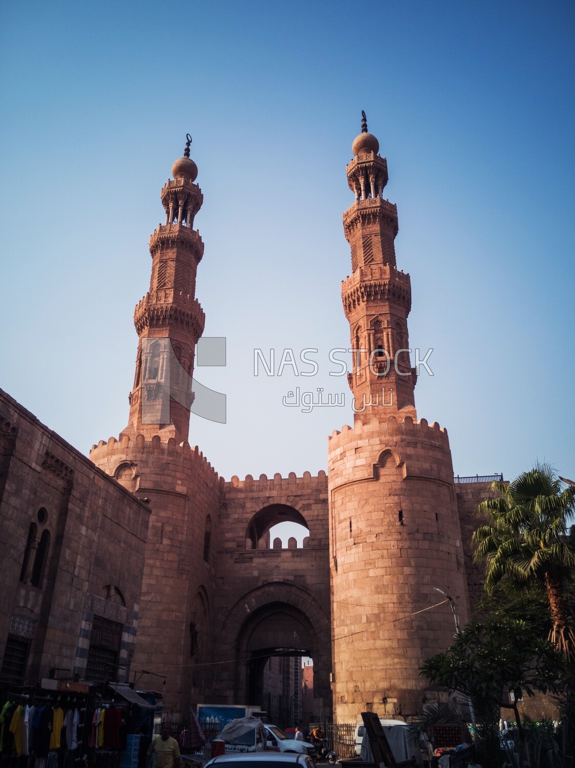 The medieval Gates of Bab Zuweila, Tourism in Egypt, famous landmarks in Egypt