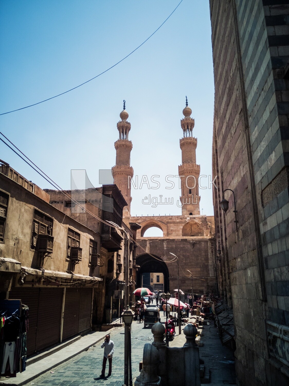 The medieval Gates of Bab Zuweila, Tourism in Egypt, famous landmarks in Egypt
