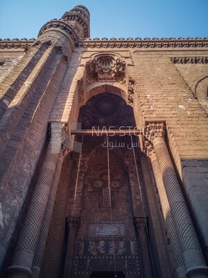 The entrance of the Sultan Hassan Mosque in Cairo, History, Tourism in Egypt