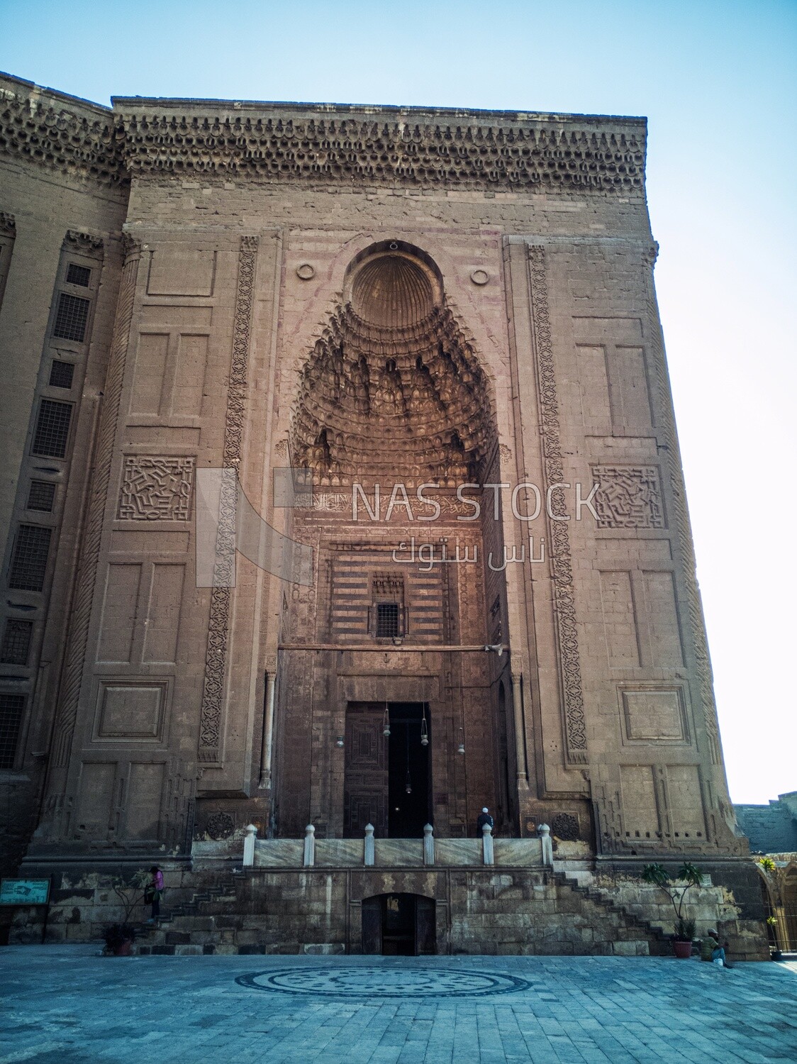 The entrance of the Sultan Hassan Mosque in Cairo, History, Tourism in Egypt