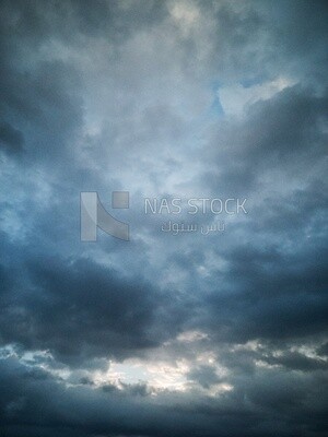 Natural view of the sky during dhuha time
