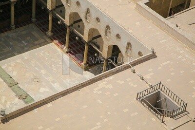 View of a mosque of al-salih tala&#39;i from the top, Tourism in egypt
