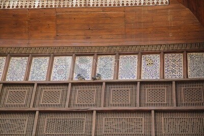 One of the mashrabiya windows at El Sehemy house, History, Tourism in Egypt