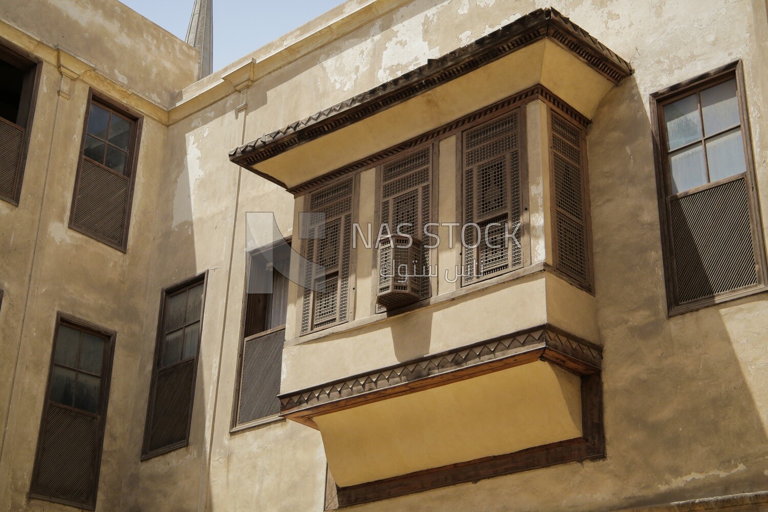 One of the mashrabiya windows at El Sehemy house, History, Tourism in Egypt