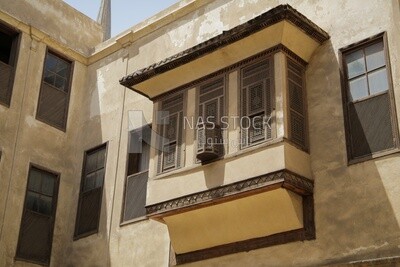 One of the mashrabiya windows at El Sehemy house, History, Tourism in Egypt