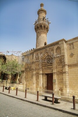 The entrance of Al-Aqmar Mosque, History, Tourism in Egypt
