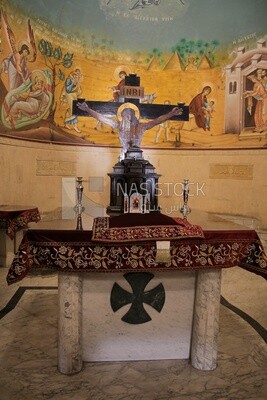 View from inside the small church beside the tombs, History, Tourism in Egypt