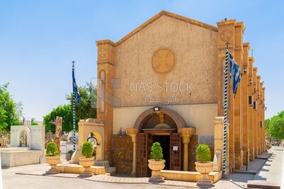 The entrance of the small church beside the tombs, History, Tourism in Egypt