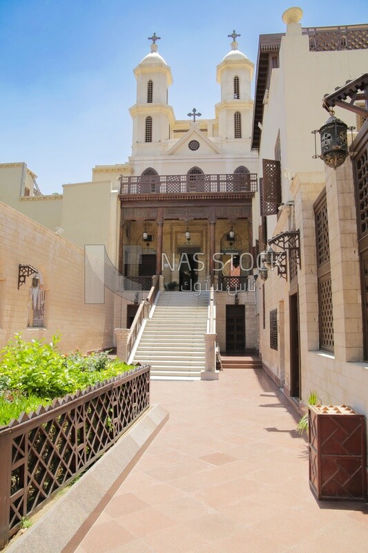 the entrance of the hanging church, History, Tourism in Egypt