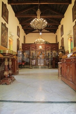 View from inside the small church beside the tombs, History, Tourism in Egypt