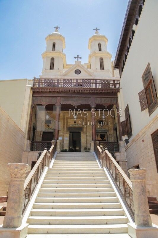 the entrance of the hanging church, History, Tourism in Egypt