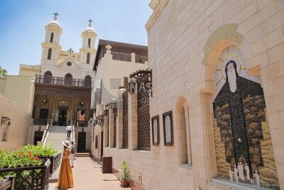 the entrance of the hanging church, History, Tourism in Egypt