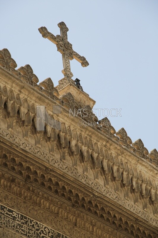 Stone cross on top of a Church, History, Tourism in Egypt