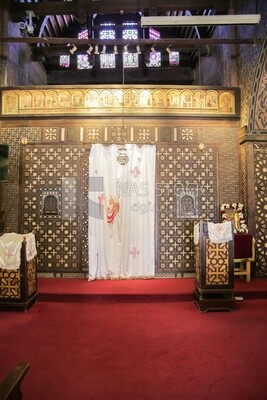 View from inside the hanging church, History, Tourism in Egypt