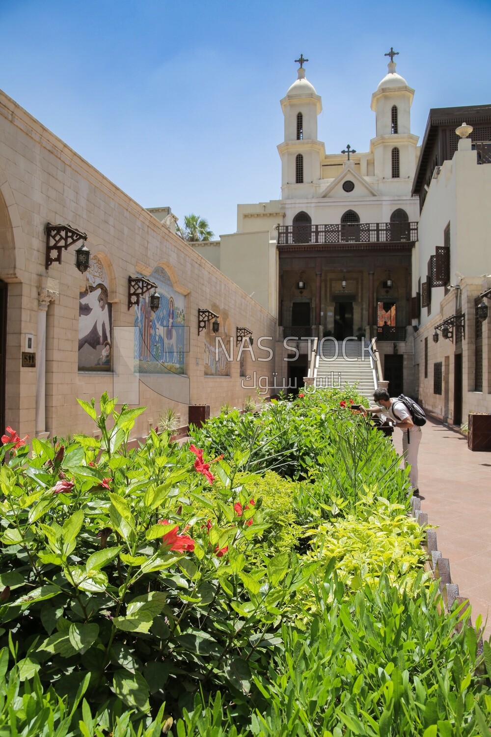 the entrance of the hanging church, History, Tourism in Egypt