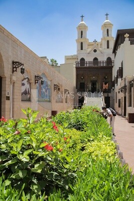 the entrance of the hanging church, History, Tourism in Egypt