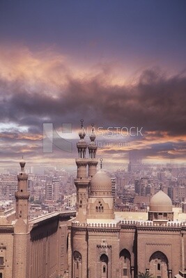 View of the Sultan Hassan Mosque in Cairo, History, Tourism in Egypt
