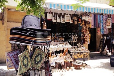 View of souvenirs store in the street, Street, Handmade