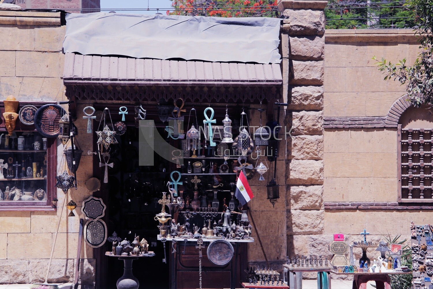 View of souvenirs store in the street, Street, Handmade