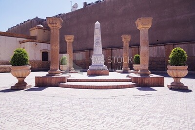 View of the street in the Coptic Cairo district showing the Christian cemeteries, History