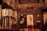 Church with drawings of Jesus Christ