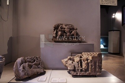 Artifacts displayed in the Coptic Museum, Egypt