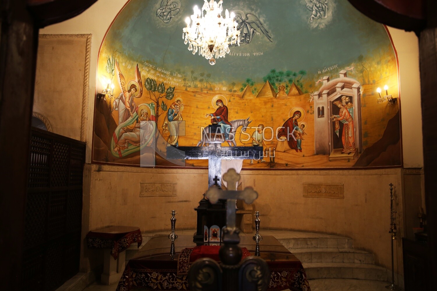 St. Sergius Church from the inside, Egypt