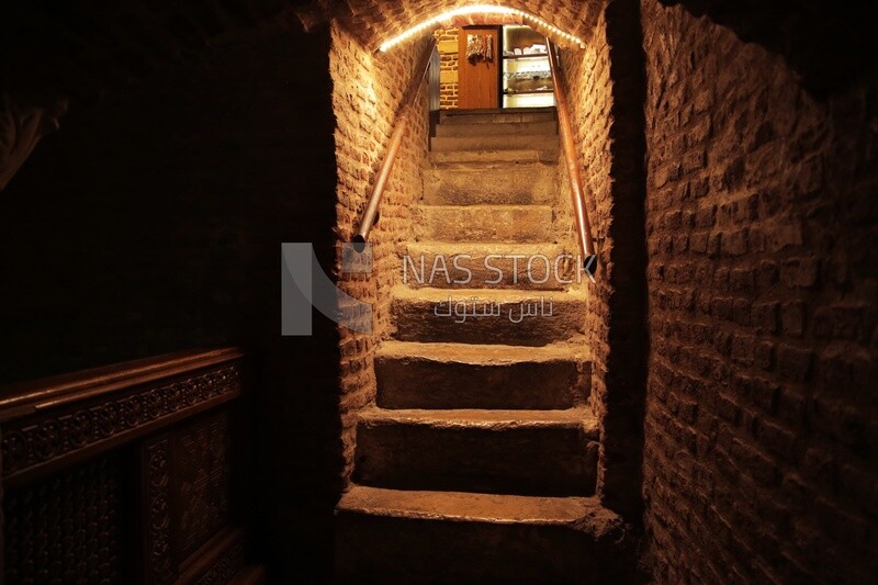 Stairs in St. George&#39;s Church , Egypt