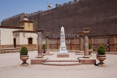 Memorial to a Greek who died in 1889,  Egypt
