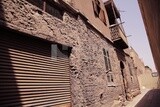 Old heritage buildings and streets in the Old Cairo neighborhood, Egypt