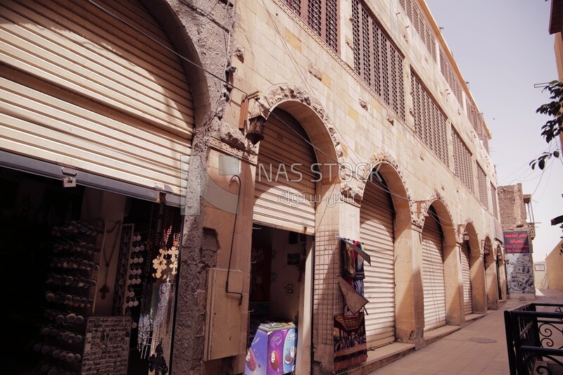 Some shops and bazaars, Cairo, Egypt