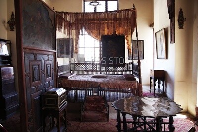 Bedroom from inside the Gayer Anderson Museum,Egypt