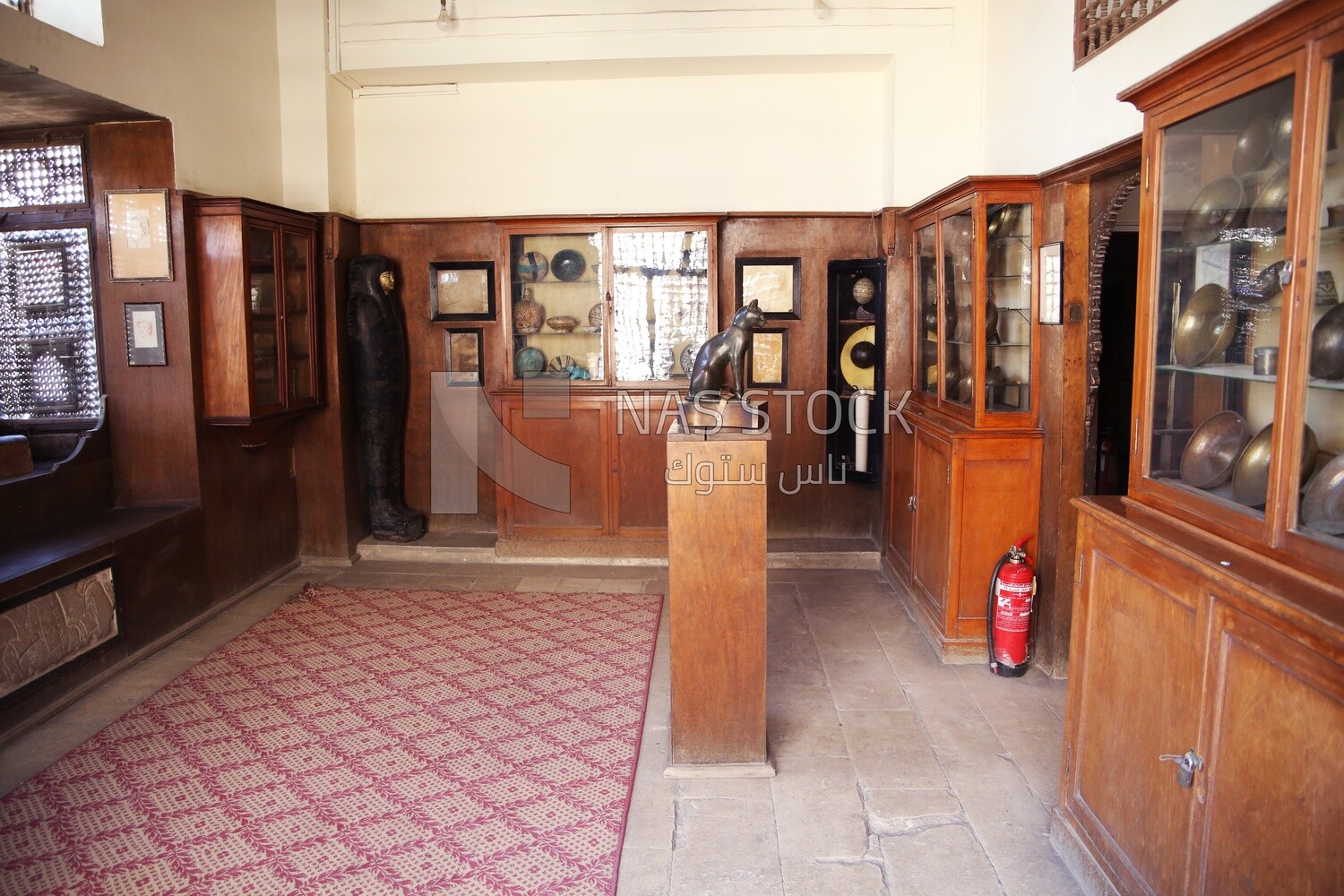 Exhibits and antiques at the Gayer Anderson Museum, Egypt