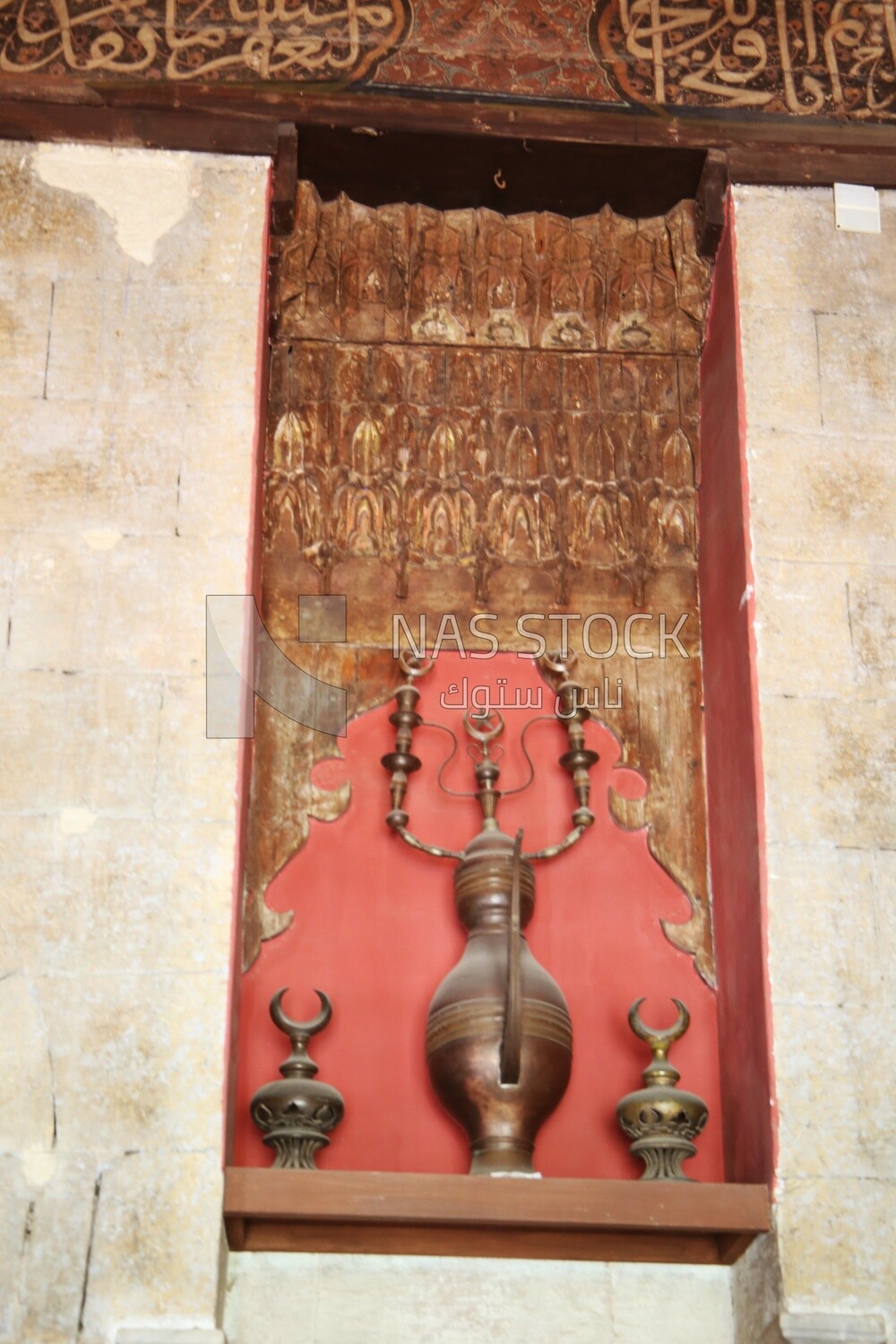 Exhibits and antiques at the Gayer Anderson Museum, Egypt