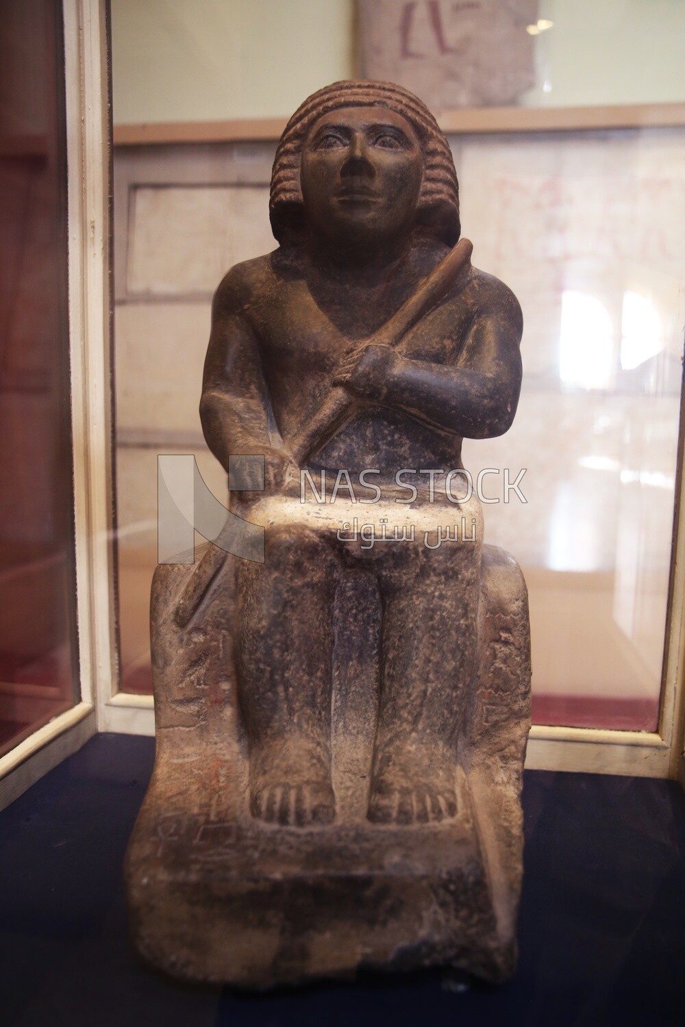 Statue of the Dwarf Perniankh in the Egyptian Museum.