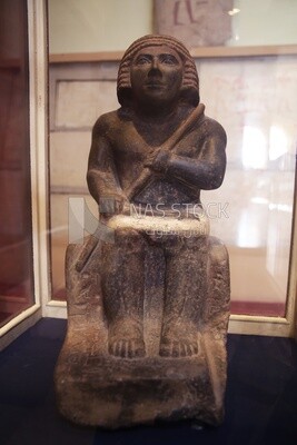 Statue of the Dwarf Perniankh in the Egyptian Museum.