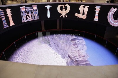 National Museum of Egyptian Civilization from the inside, Cairo, Egypt