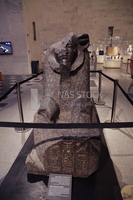 Statue of King Amenemhat III ,the National Museum of Civilization, Cairo, Egypt