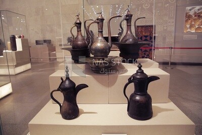 Copper jugs ,National Museum of Civilization, Cairo, Egypt