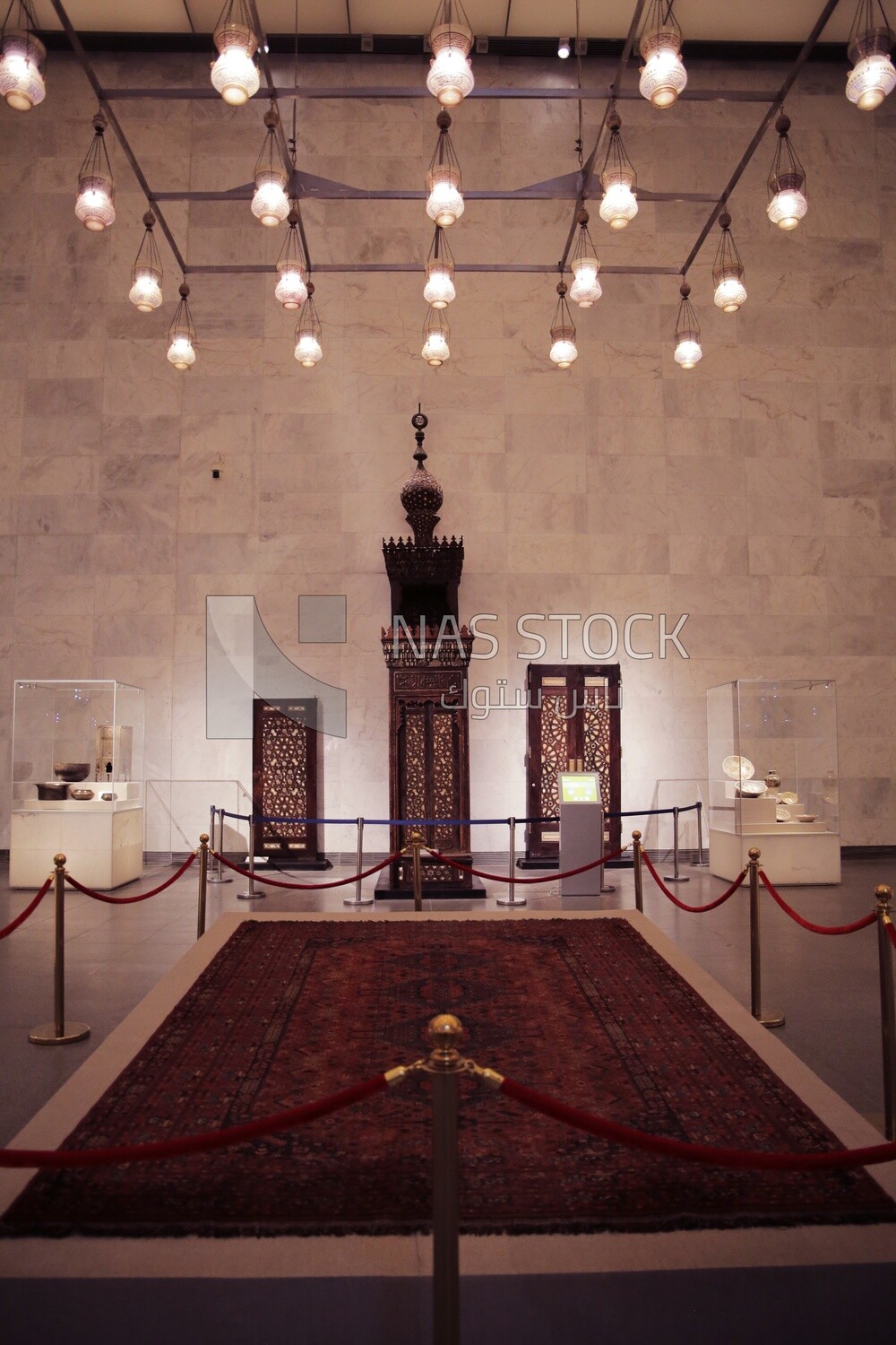 Exhibits and artifacts at the National Museum of Civilization, Cairo, Egypt