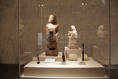 Statue of the Psamtik priest “Seneb” National Museum of Civilization, Cairo, Egypt.
