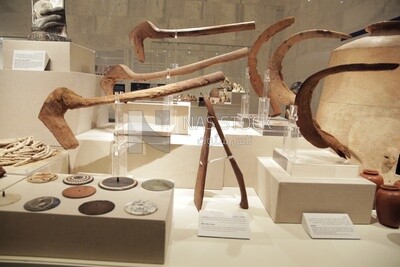 Some of the tools used in ancient times during the era of the Pharaohs, Cairo, Egypt