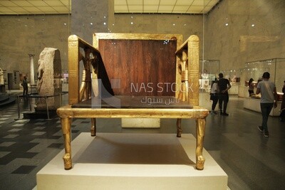 Armchair of Queen Hetepheres I .National Museum of Egyptian Civilization, Cairo , egypt